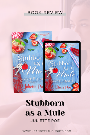 Stubborn as a Mule is the second book in the Sex and Sweet Tea series by Juliette Poe, it's an enemies to lovers contemporary romance.