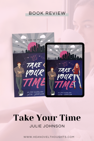 Take Your Time isn't your typical romantic comedy. It will take you on a journey that has you laughing one minute and anxious the next.