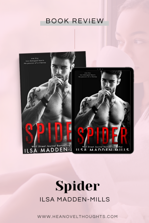 Spider by Ilsa Madden-Mills is a modern take on Jane Eyre and my oh my was it delicious. This is the perfect step brother romance.
