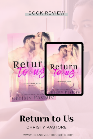 Return to Us is a interconnected standalone novel in the Harbour Series by Christy Pastore, it's a story of a married couple fighting for their marriage.