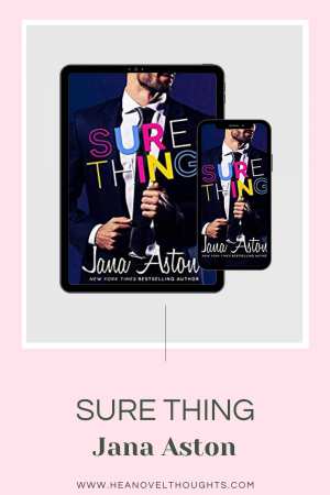 If you are looking for a sexy humorous story this is a Sure Thing for you! This is a fun twin swap, opposites attract romance novel.