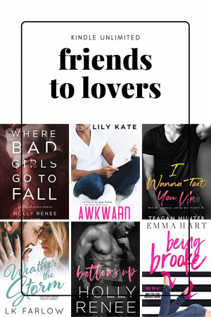 Is there anything better than a book that started with a bit of unrequited love, where you can feel the tension between friends. You're just sitting there waiting for one of them to FINALLY give in! These friends to lovers kindle unlimited romances are sexy, sweet and delicious!