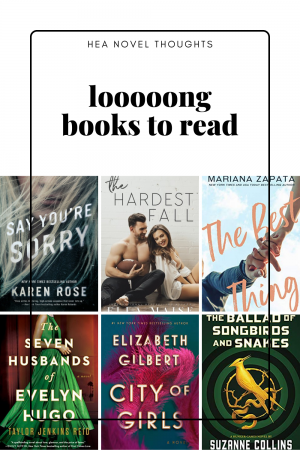 Long holiday weekends are the perfect time to curl up with long books and these fiction novels will keep you busy reading all weekend long.
