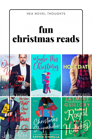 Can we all agree that it doesn't matter what time of year it is that we can read nice, mushy Christmas romances any time of the year?