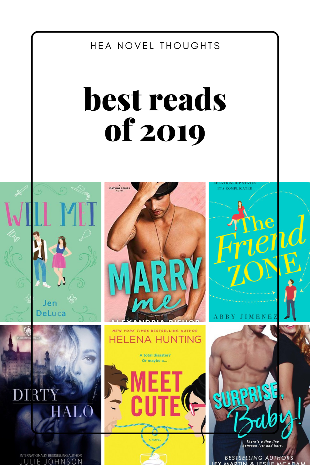 The Best Romance Reads of 2019 HEA Novel Thoughts