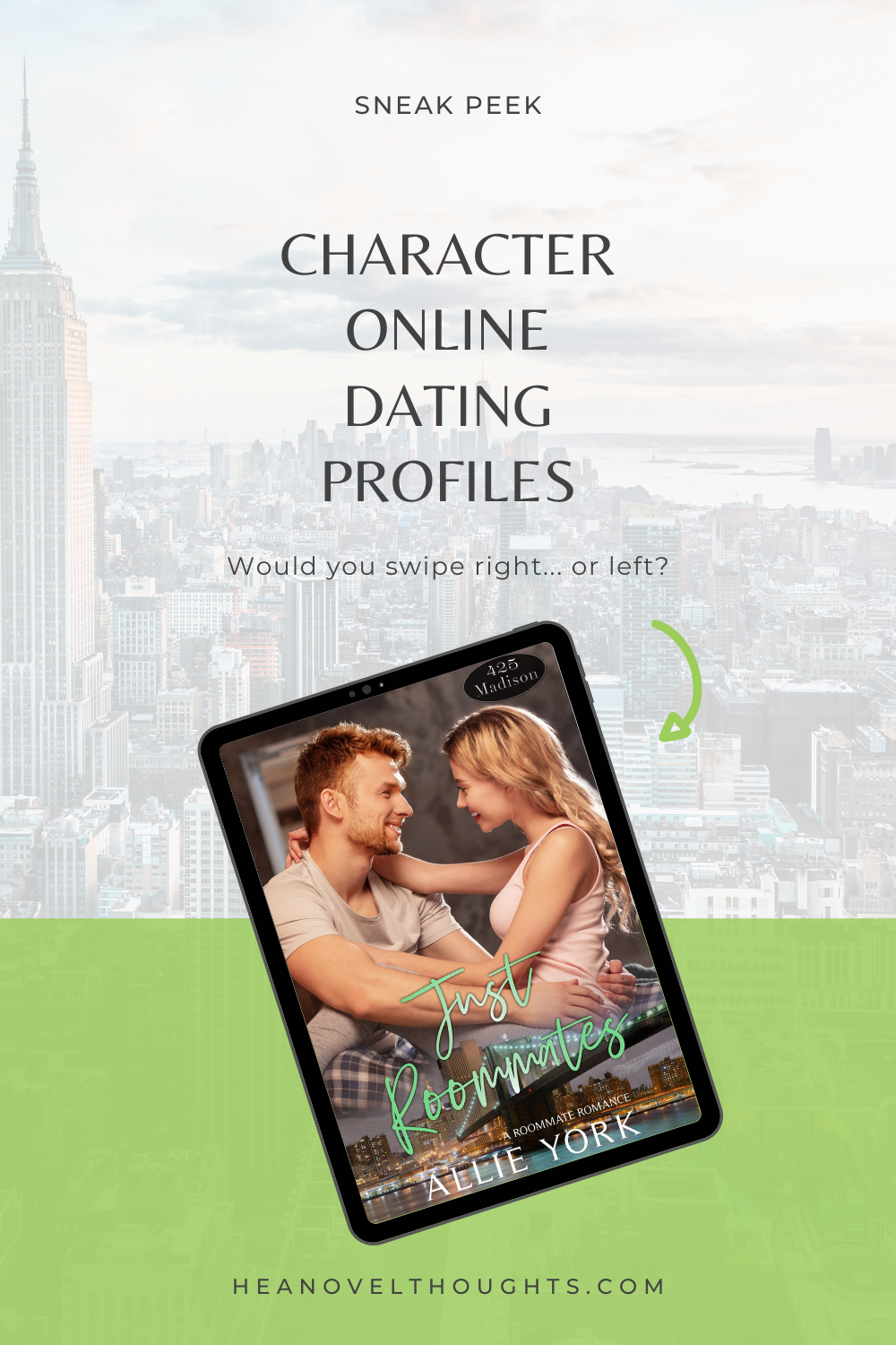 Dating Profile Just Roommates HEA Novel Thoughts