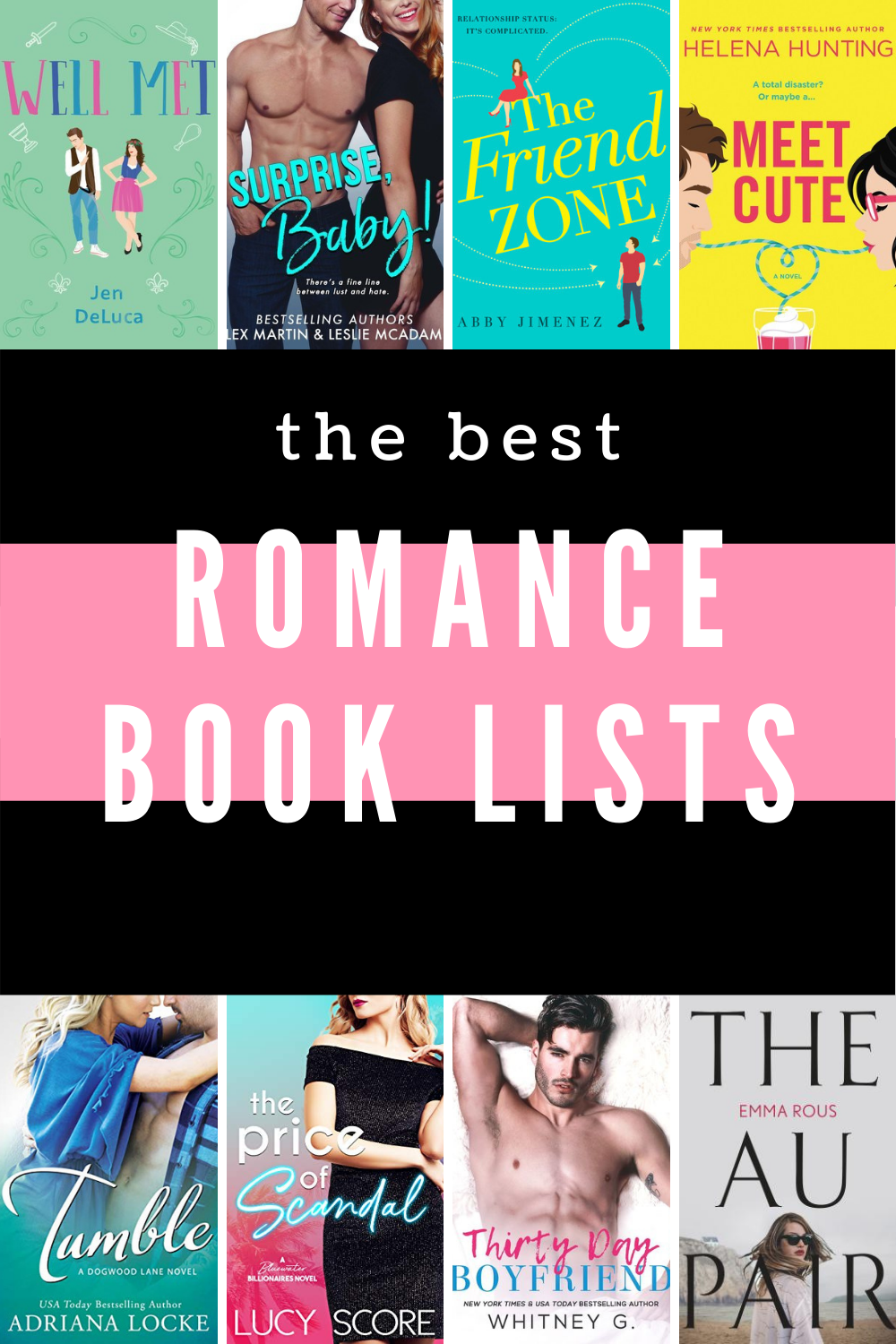 The Best Romance Book Lists HEA Novel Thoughts