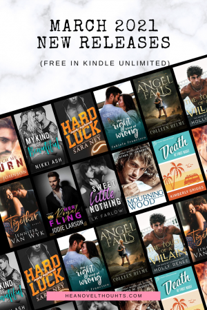 A dozen March 2021 new book releases all available to read for free in Kindle Unlimited, surprise pregnancy to cozy, something for everyone!