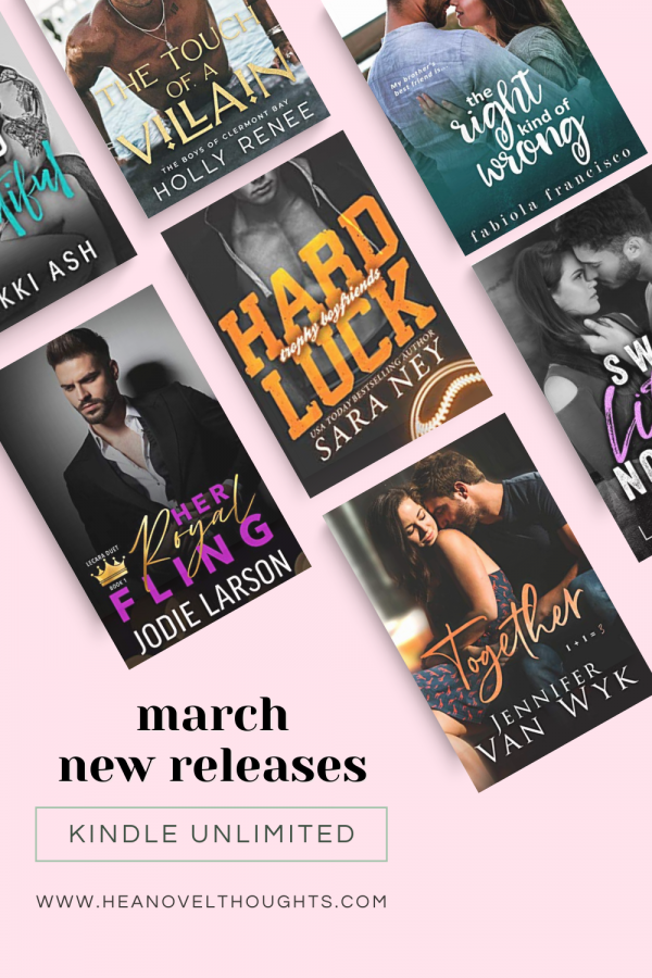 A dozen March 2021 new book releases all available to read for free in Kindle Unlimited, surprise pregnancy to cozy, something for everyone!