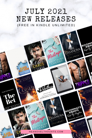 These nine July 2021 new book releases are going to be as hot as the temperatures outside and as always every book is free in Kindle Unlimited!