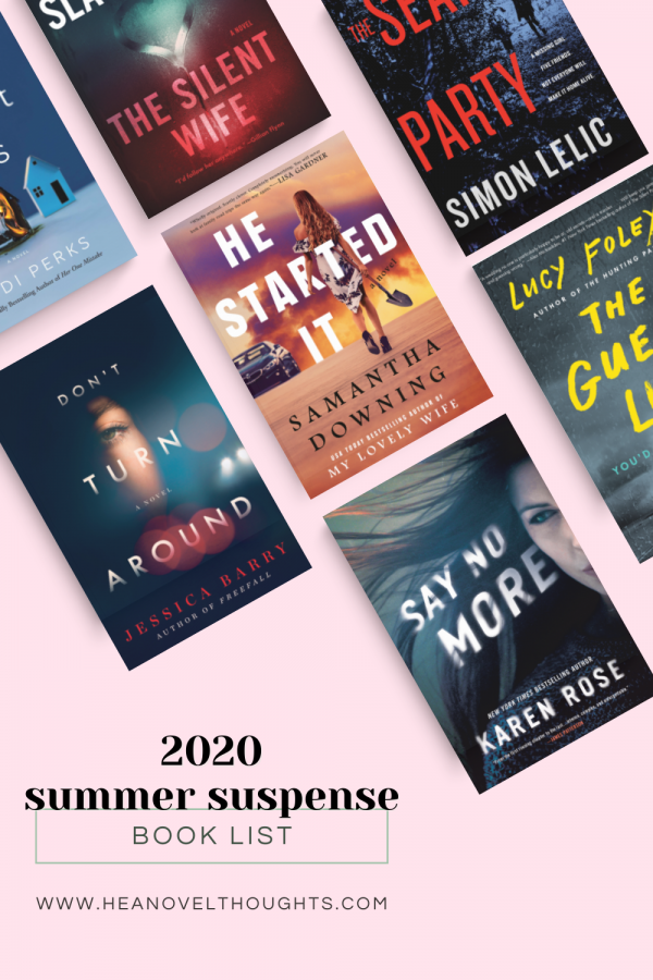 Get ready to be spooked and track down killers this summer with these suspense books that I'm sure will satisfy your craving.