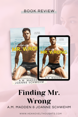 Finding Mr. Wrong is a fast paced reality romance book with a touch of angst that will have you laughing and falling in love!